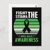 Carte Postale Lutter contre la stigmatisation Mois de sensibilis (Devant / Derrière)