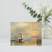 Carte Postale Lutter contre le Téméraire par Joseph Turner, Art  (Debout devant)