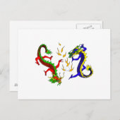 Carte Postale Lutter contre les dragons (Devant / Derrière)