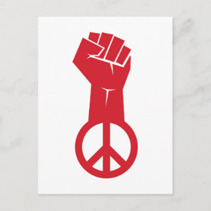 Carte Postale Lutter pour la paix