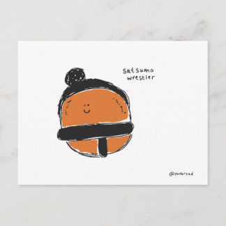 Carte Postale lutteur satsumo