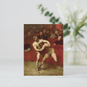 Carte Postale Lutteurs, 1875 (Debout devant)