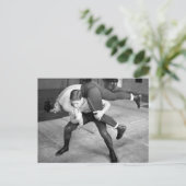 Carte Postale Lutteurs Chauds (Debout devant)