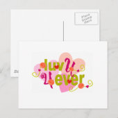 Carte Postale luv u 4ever (Devant / Derrière)