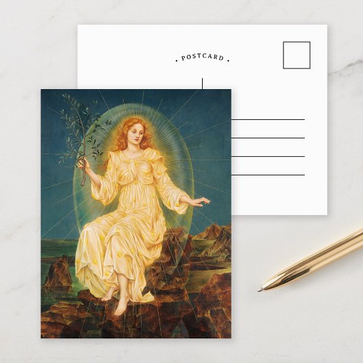 Carte Postale Lux à Tenebris | Evelyn De Morgan