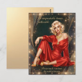 Carte Postale Luxe Vintage (Devant / Derrière)