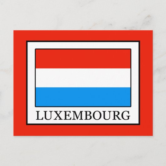 Carte Postale Luxembourg (Devant)