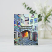 Carte Postale Luxembourg - Illustration bohème Peinture (Debout devant)