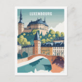 Carte Postale Luxembourg Place de Voyage célèbre (Devant)