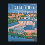 Carte Postale Luxembourg, ville cosmopolite et multilingue<br><div class="desc">Luxembourg communément appelée Luxembourg-Ville (pour la distinguer du pays) ou simplement d’Stad (« la Ville » en luxembourgeois), est la capitale du Grand-Duché de Luxembourg, ainsi que la plus grande ville du pays, avec 129 541 habitants au 31 mars 2022, et plus de 200 000 pour la région métropolitaine. La...</div>