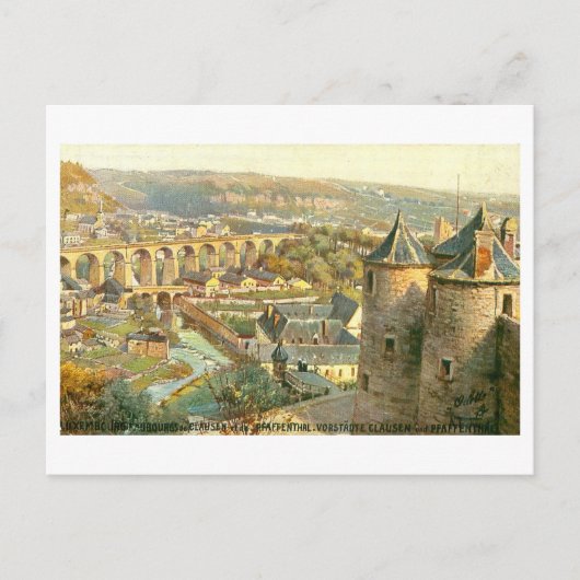 Carte Postale Luxembourg vintage (Devant)