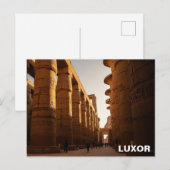 Carte Postale Luxor Egypt Karnak Temple Travel (Devant / Derrière)