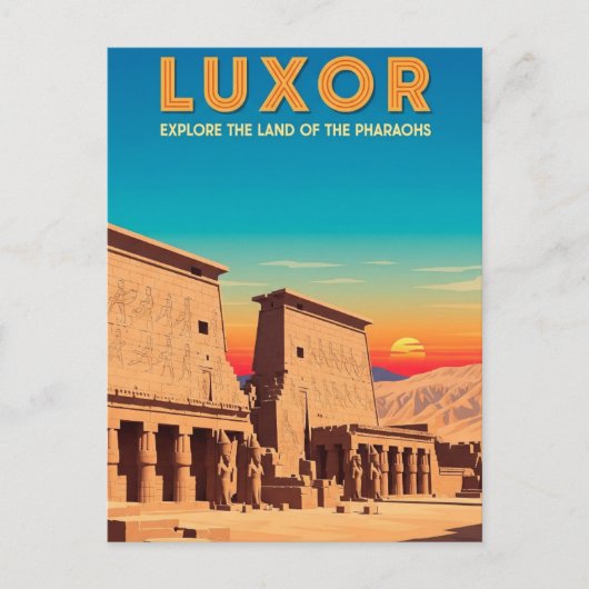 Carte Postale Luxor Egypt Travel (Devant)