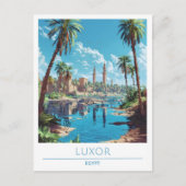 Carte Postale Luxor Egypt Vintage voyage (Devant)
