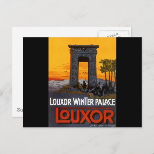 Carte Postale Luxor Egypte (Devant / Derrière)