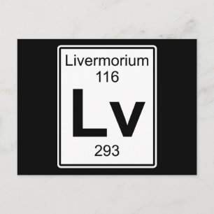 Carte Postale Lv - Livermorium