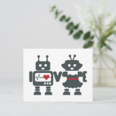 Carte Postale LV - Robots - Amour (Debout devant)