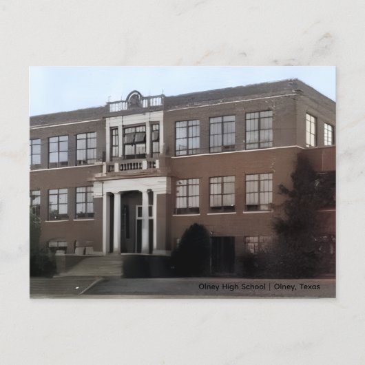 Carte Postale Lycée d'Olney (Devant)