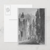 Carte Postale Lycée, Wynd, Édimbourg gravée par (Devant / Derrière)