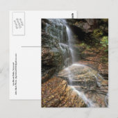 Carte Postale Lye Brook Falls Vermont (Devant / Derrière)