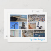 Carte Postale Lyme Regis multi-images (Devant / Derrière)