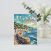 Carte Postale Lyme Regis Royaume-Uni (Debout devant)