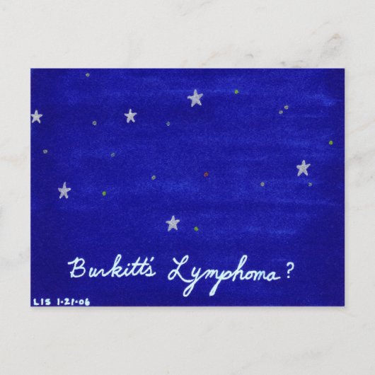 Carte postale Lymphoma de Burkitt (Devant)