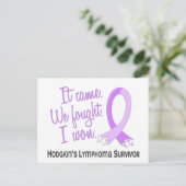 Carte Postale Lymphome du survivant 11 Hodgkin (Debout devant)