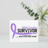 Carte Postale Lymphome du survivant 8 Hodgkin (Debout devant)