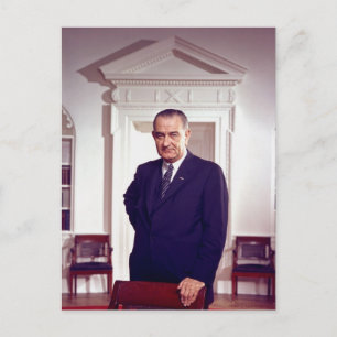 Carte Postale Lyndon B Johnson