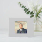 Carte Postale Lyndon B. Johnson (Debout devant)