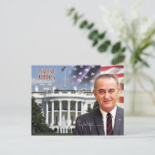 Carte Postale Lyndon B. Johnson - 36e président des États-Unis (Debout devant)