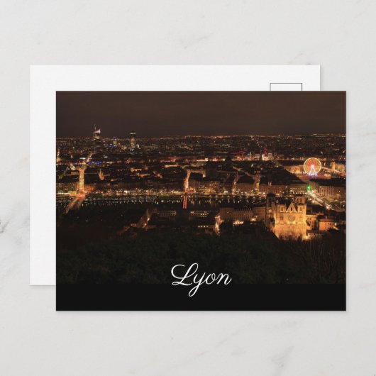 Carte Postale Lyon (Devant / Derrière)