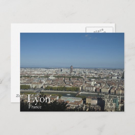 Carte Postale Lyon (Devant / Derrière)