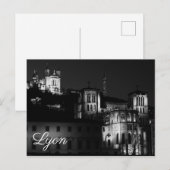 Carte Postale Lyon Basilique Fourvière (Devant / Derrière)