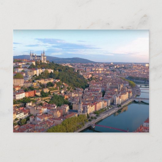Carte Postale Lyon colline de Fourvière (Devant)