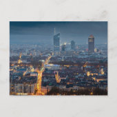 Carte Postale Lyon de nuit (Devant)