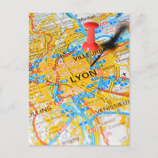 Carte Postale Lyon, France (Devant)