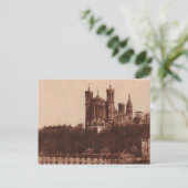 Carte postale Lyon France (1905) Basilique de Four (Debout devant)