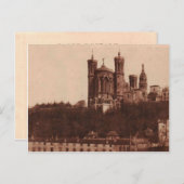 Carte postale Lyon France (1905) Basilique de Four (Devant / Derrière)