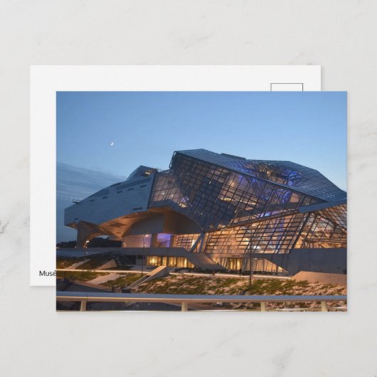 Carte Postale Lyon Musée des Confluences (Devant / Derrière)