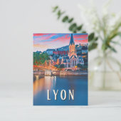 Carte Postale Lyon Photo Vintage  (Debout devant)