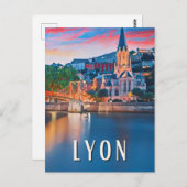 Carte Postale Lyon Photo Vintage  (Devant / Derrière)