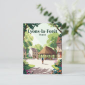 Carte Postale Lyons-la-Forêt France (Debout devant)