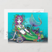 Carte Postale Lyra Gothic Mermaid (Devant / Derrière)