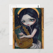 Carte postale "Lyre Angel" (Devant / Derrière)