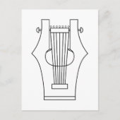 Carte Postale Lyre (lyre) - Instrument grec ancien (Devant)