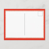 Carte postale LYRICS 12 JOURS / Rouge (Dos)