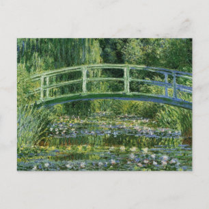 Carte Postale Lys à eau Claude Monet et pont japonais