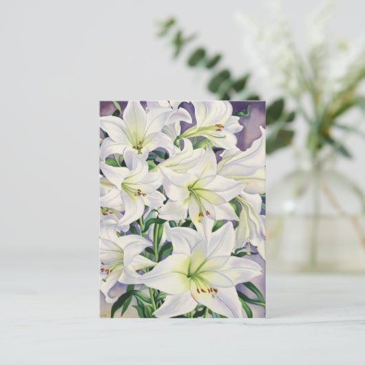 Carte Postale Lys blancs 2008 (Debout devant)